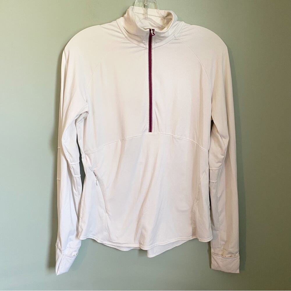 Athleta Malibu Hike Half Zip Pullover Light Weight Sweatshirt